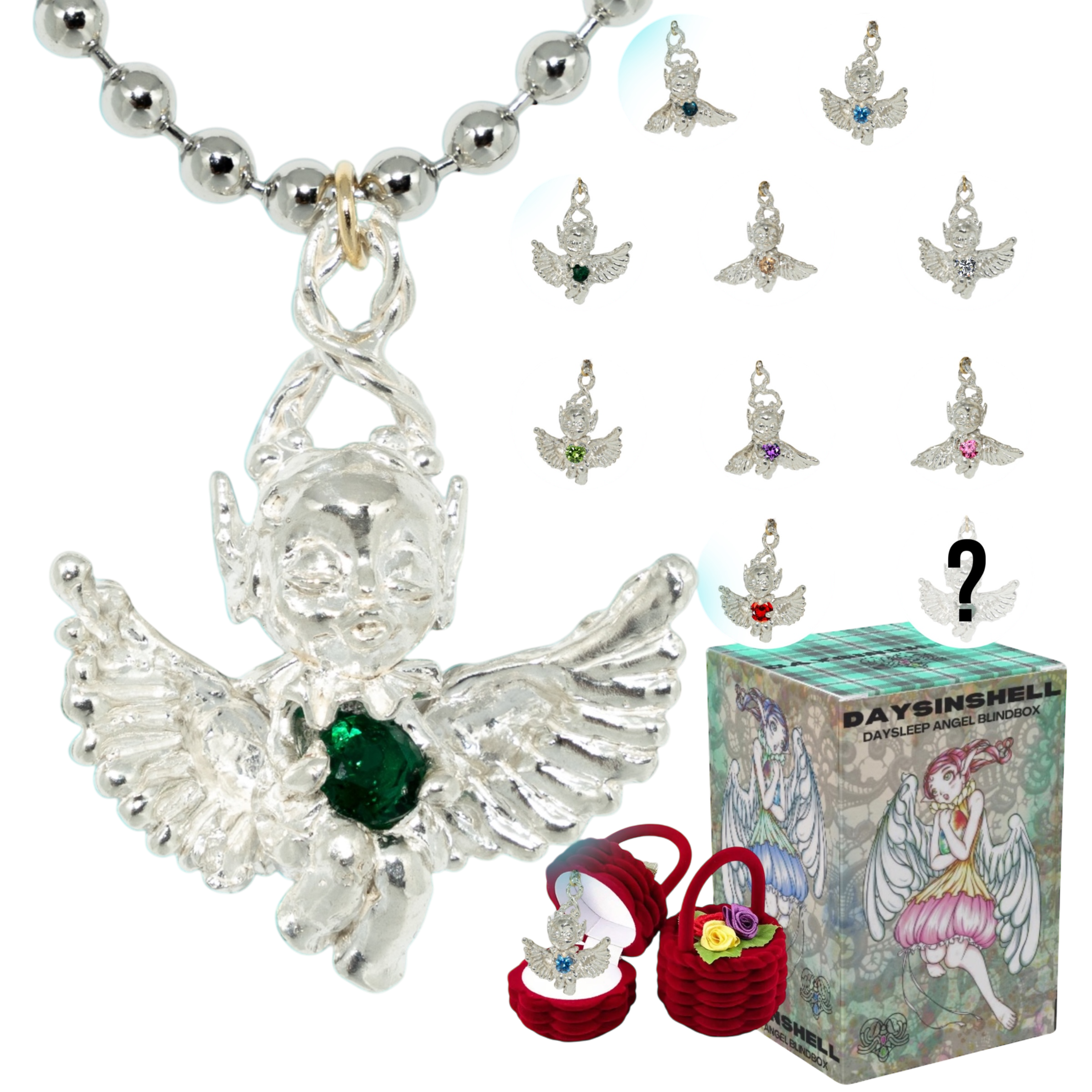 DAYSLEEPI ANGEL NECKLACE BLINDBOX – DAYSINSHELL